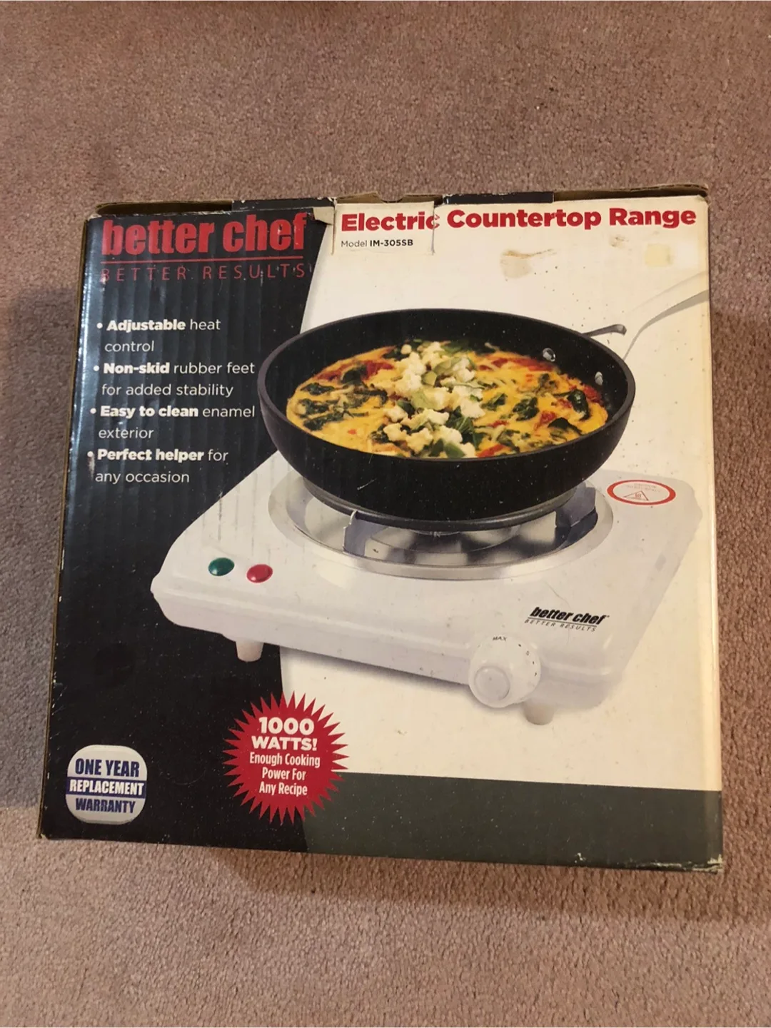 Better Chef Electric Countertop Range IM-305SB image indicator(2)