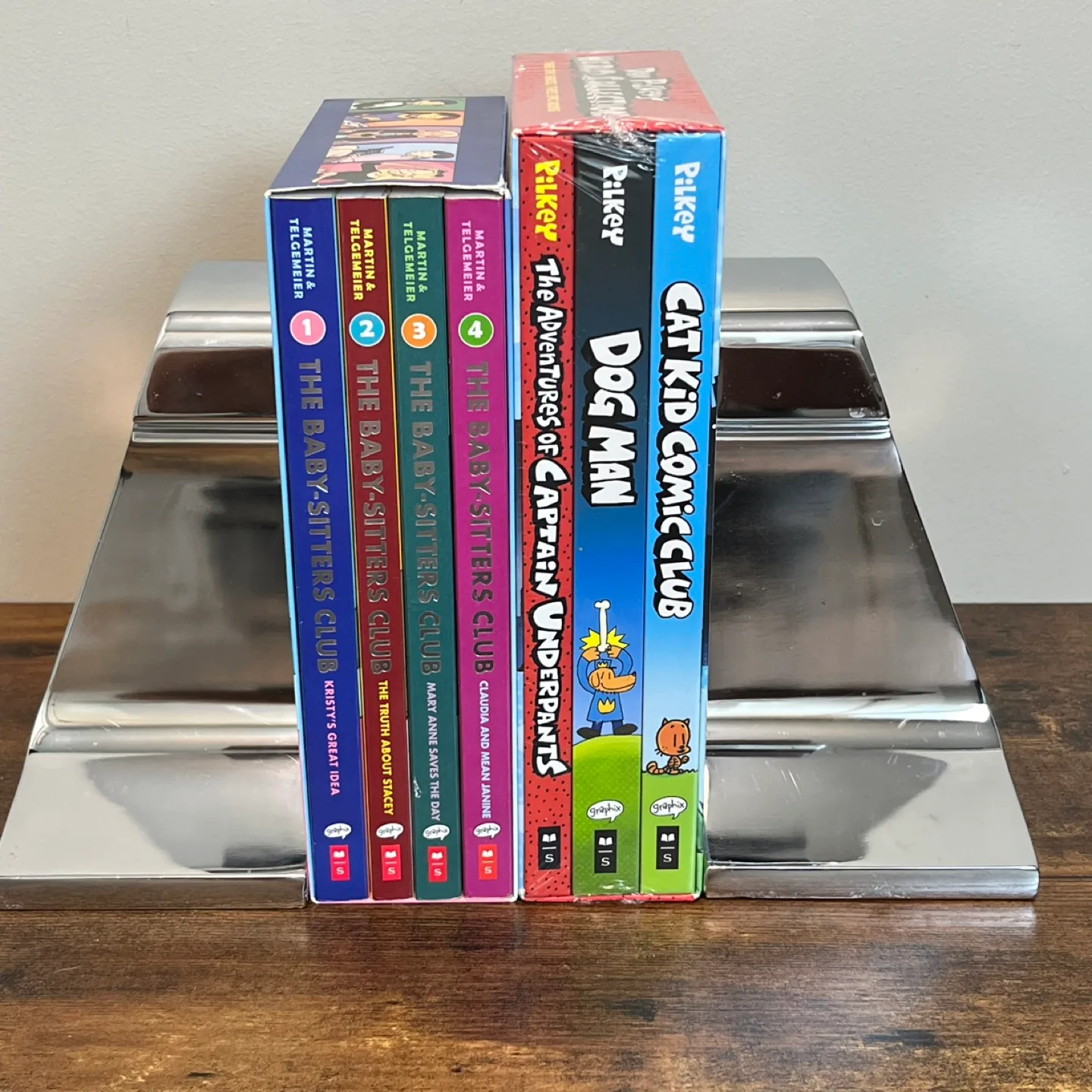 Vintage Steel Nickel Plated Railroad Tie Bookends thumbnail