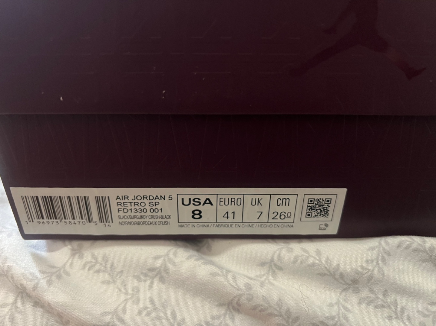 Nike Air Jordan 5 Retro SP A Ma Maniere 8 US - photo 2