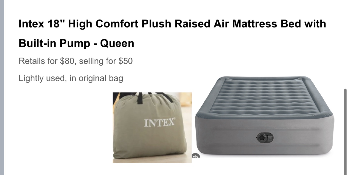 Air Mattress queen size