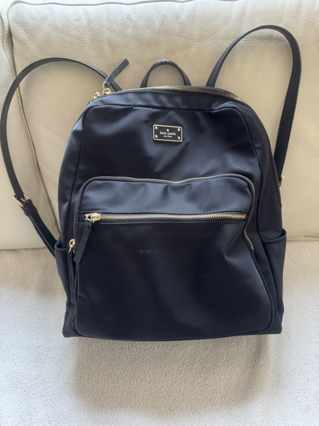 Kate Spade Black Backpack