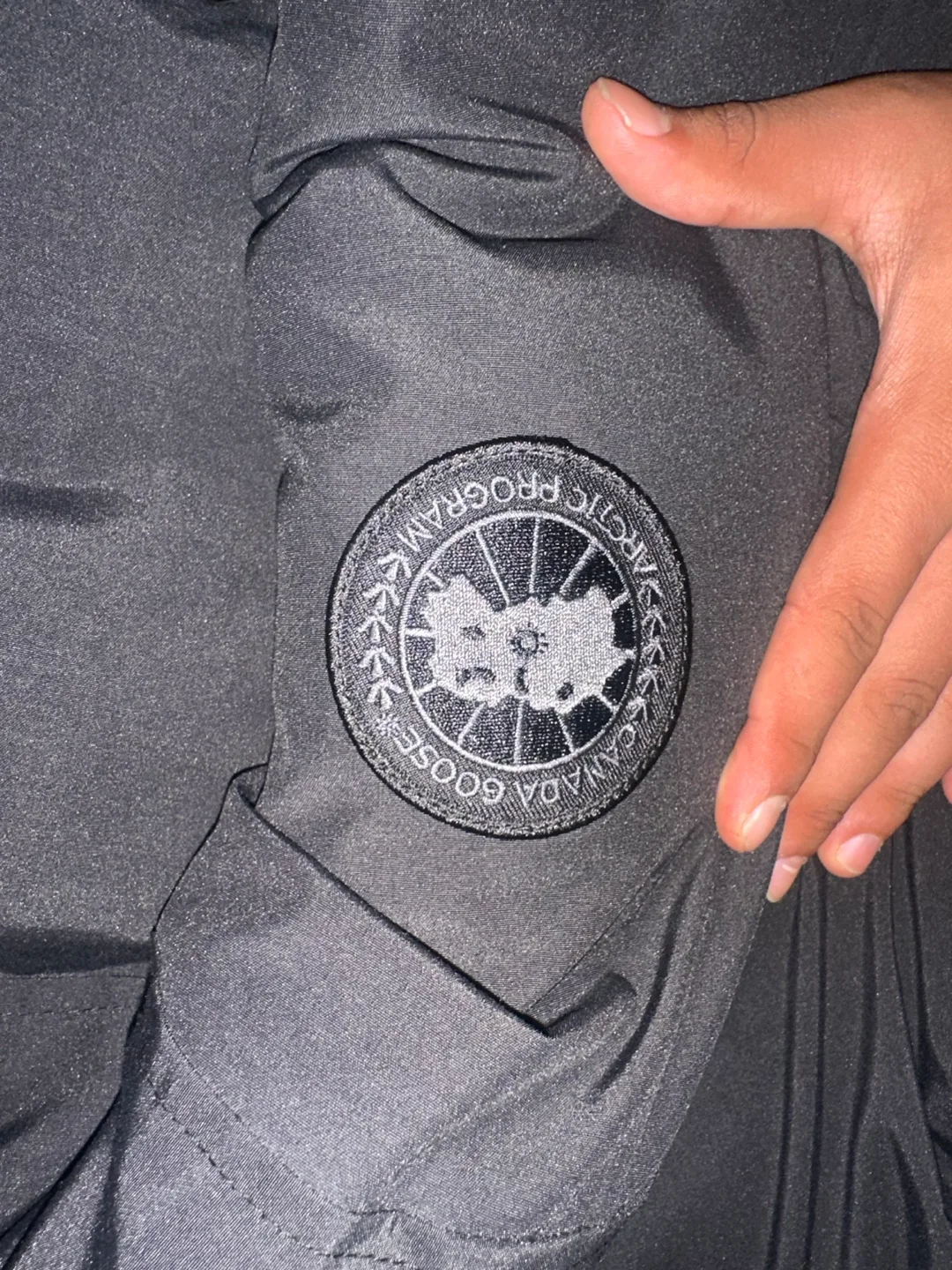 Canada Goose Black Down Parka - Size L image indicator(5)