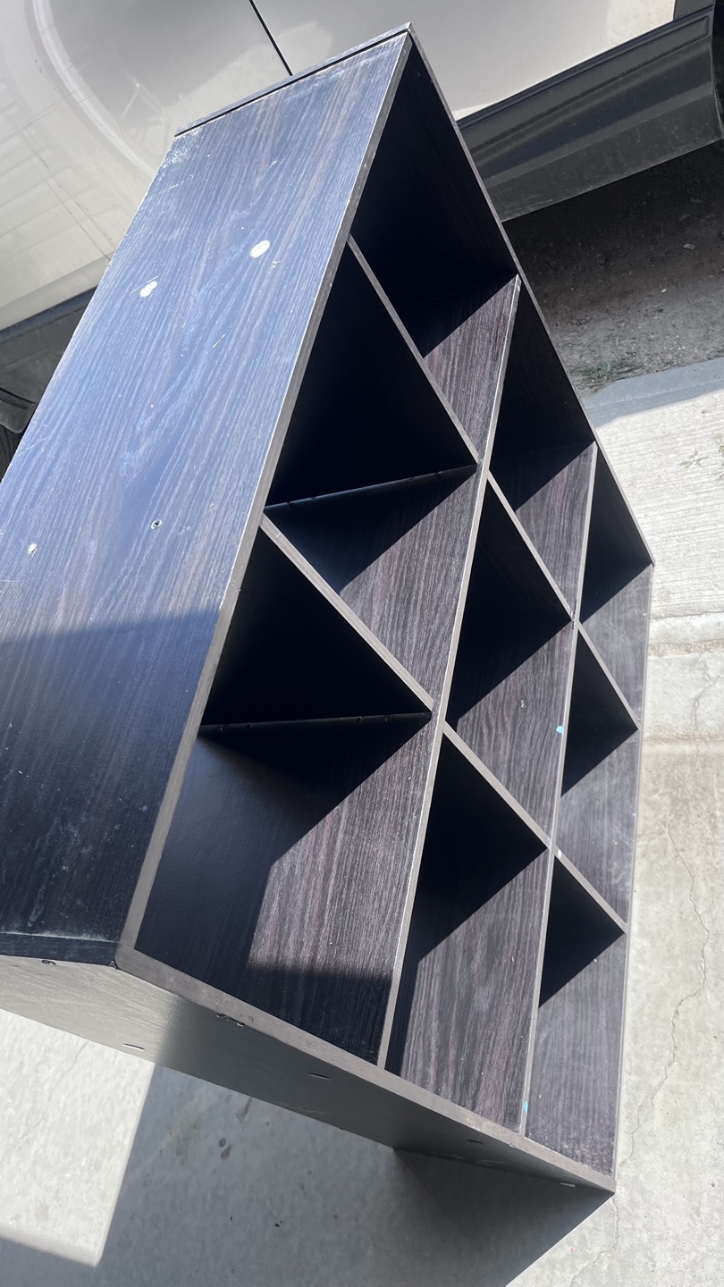 Dark Brown 9-Cube Storage Shelf - photo 3