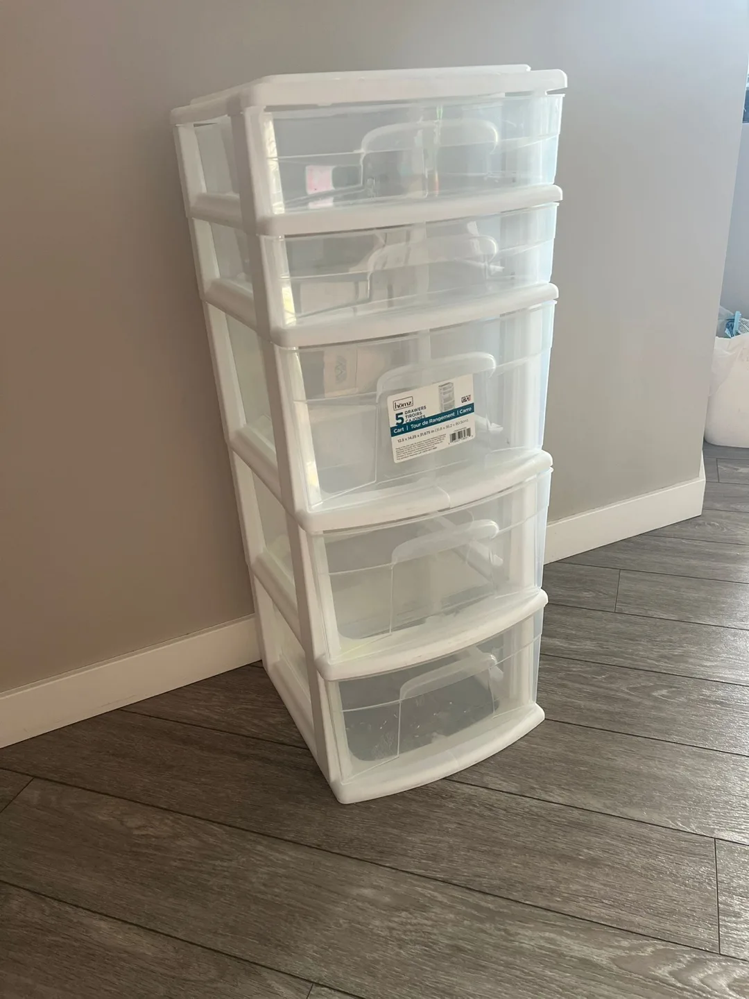 5-Drawer Storage Cart by Homz thumbnail