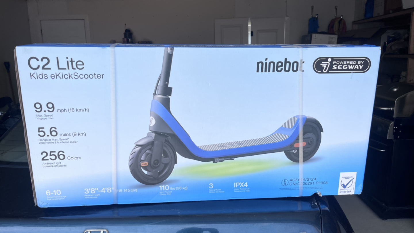 New Ninebot C2 Lite Kids eKickScooter by Segway