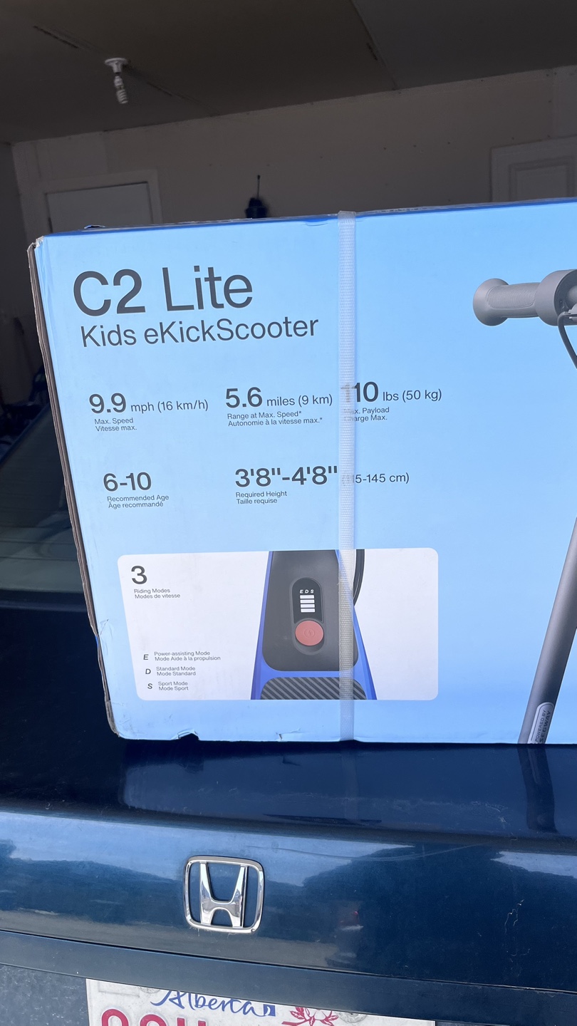 New Ninebot C2 Lite Kids eKickScooter by Segway - photo 3