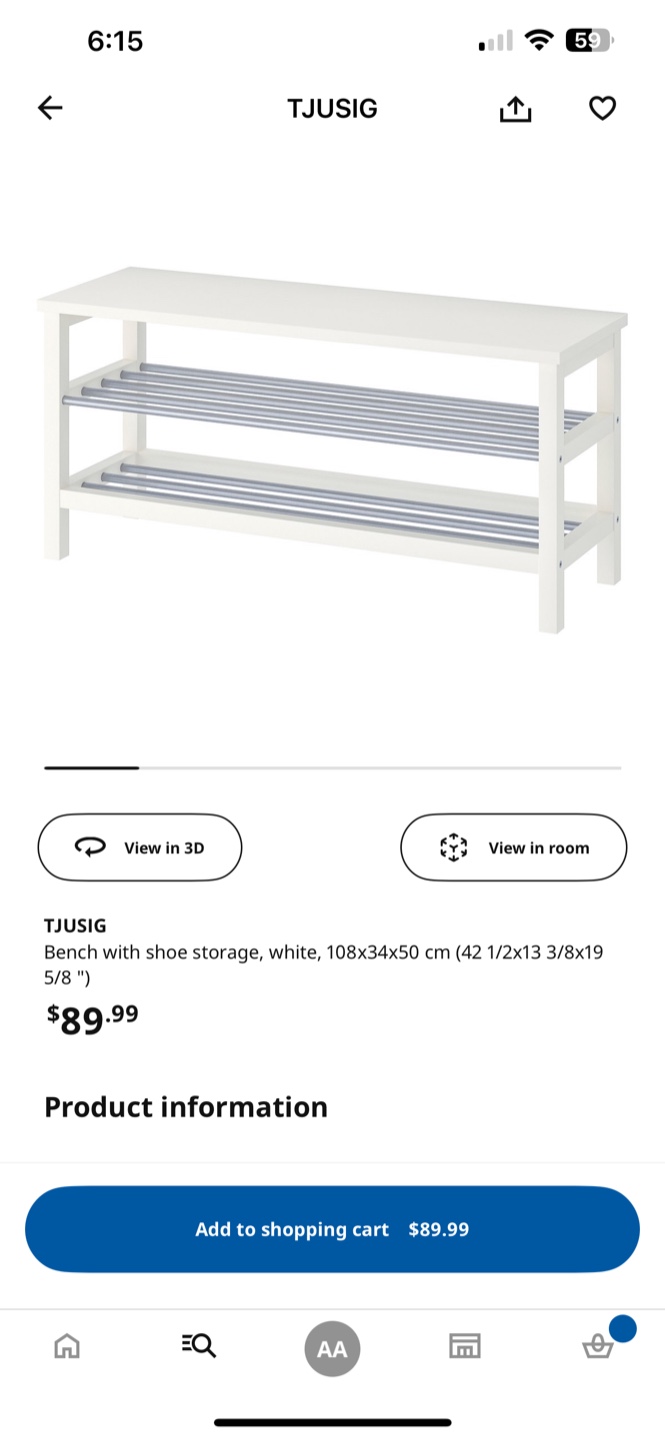 IKEA tjusig shoe rack - photo 3