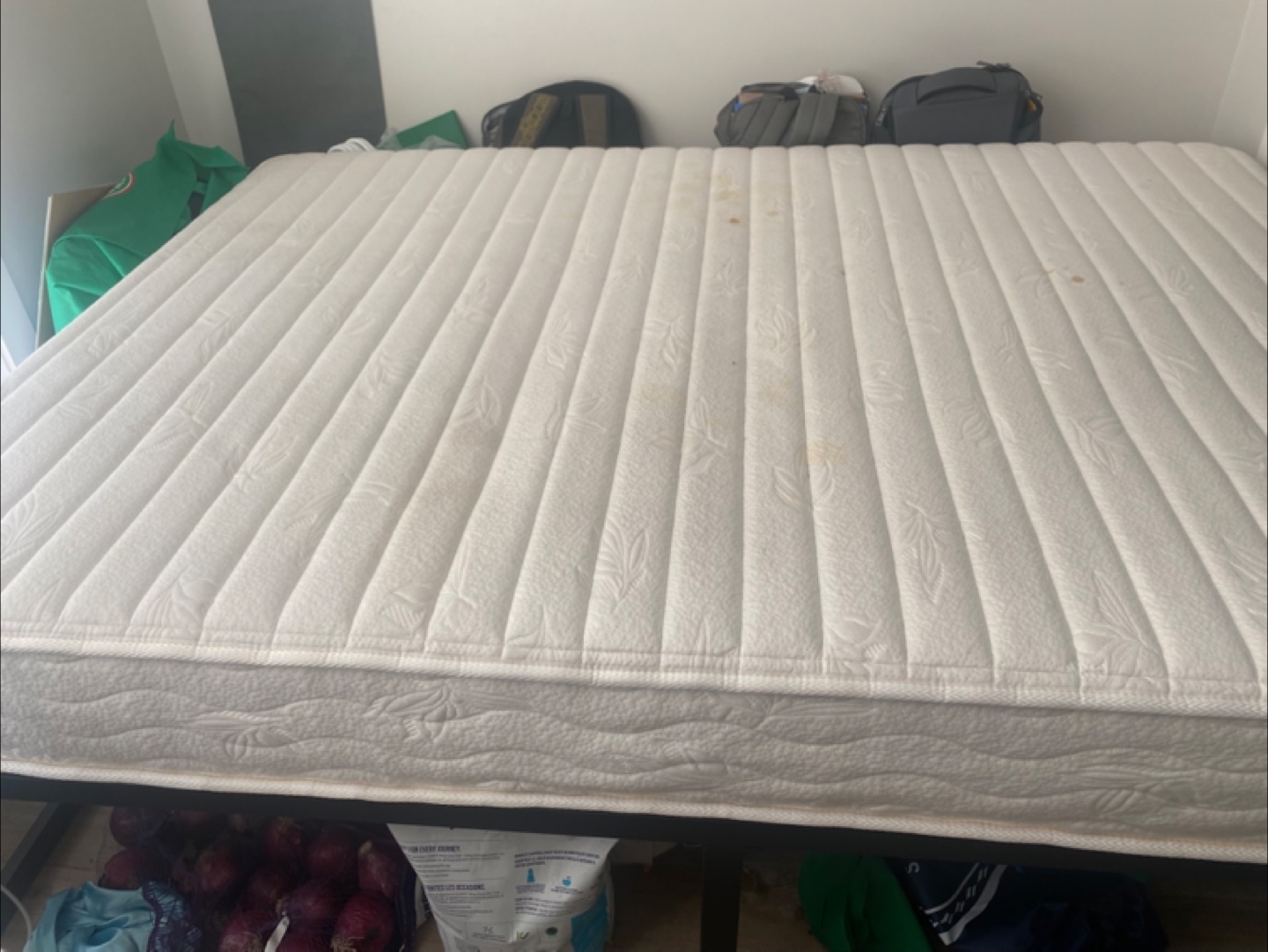 Moving out sale-Full size Mattress and bed frame - photo 3
