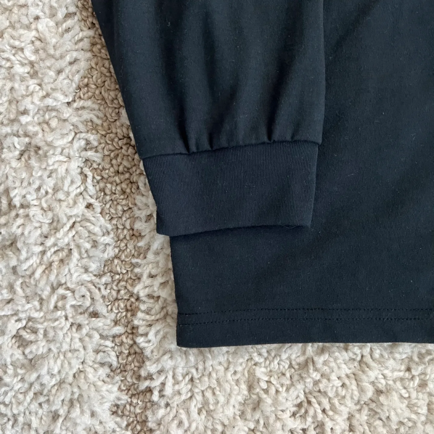 Needles Black Mock Neck T shirt image indicator(6)