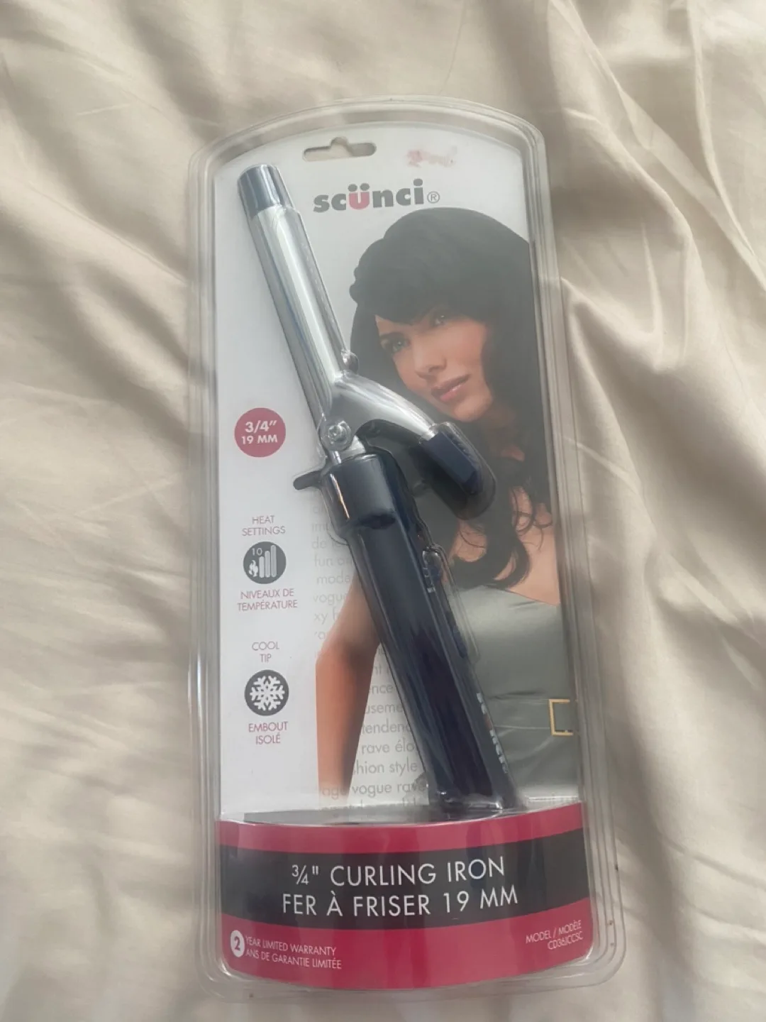 Scunci 3/4" Curling Iron - NEW thumbnail
