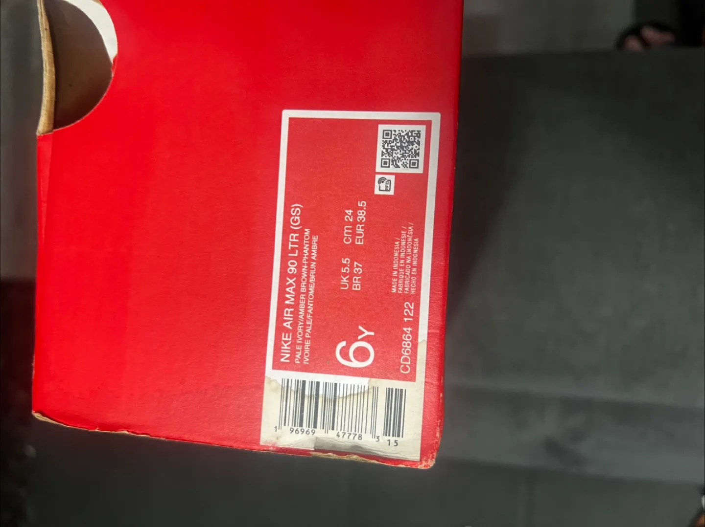 Nike Air Max 90 LTR (GS) Size 6Y image indicator(2)