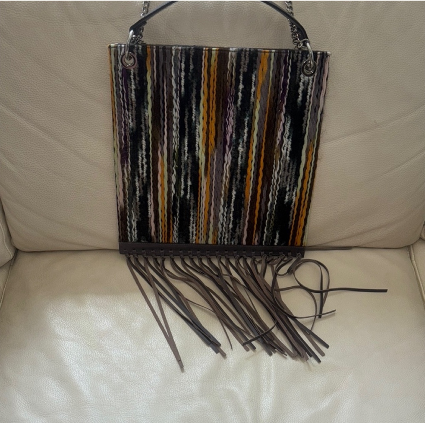 L'intervalle Striped Fringe Tote Bag - photo 2