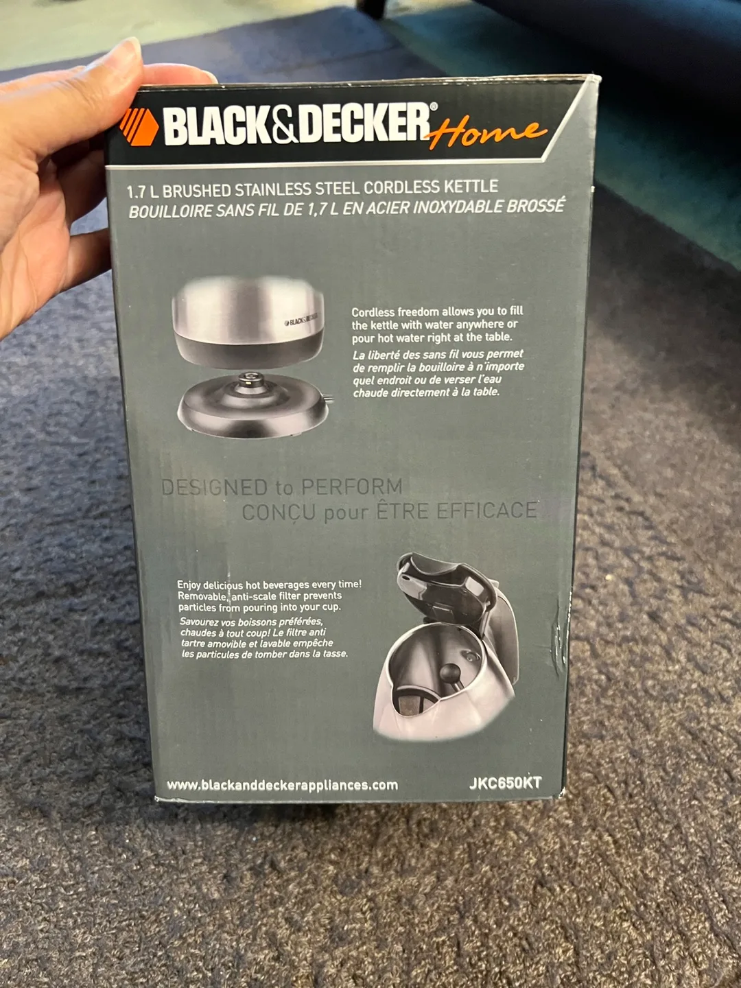 Black & Decker 1.7L Cordless Kettle - NEW image indicator(2)