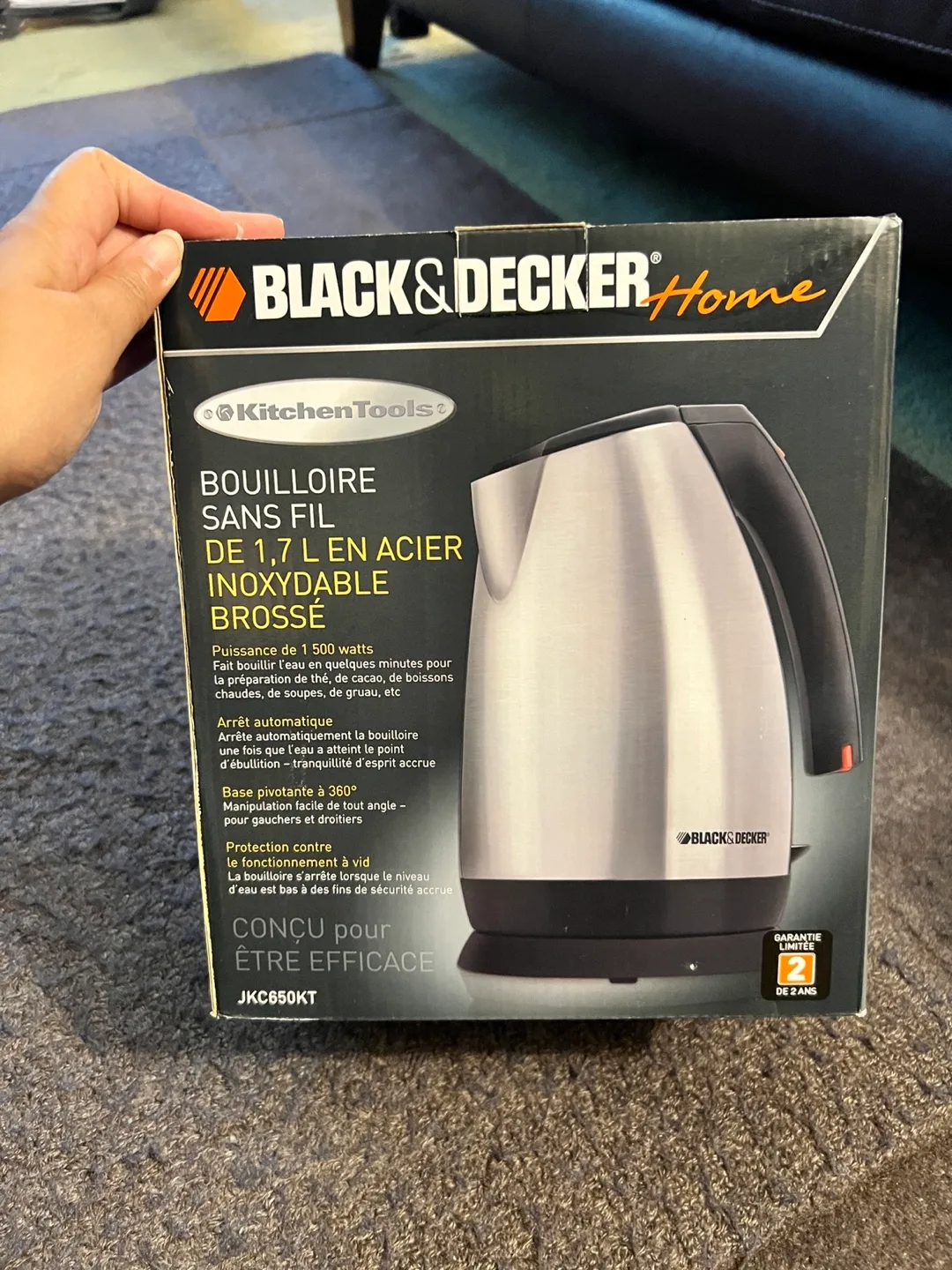 Black & Decker 1.7L Cordless Kettle - NEW image indicator(3)