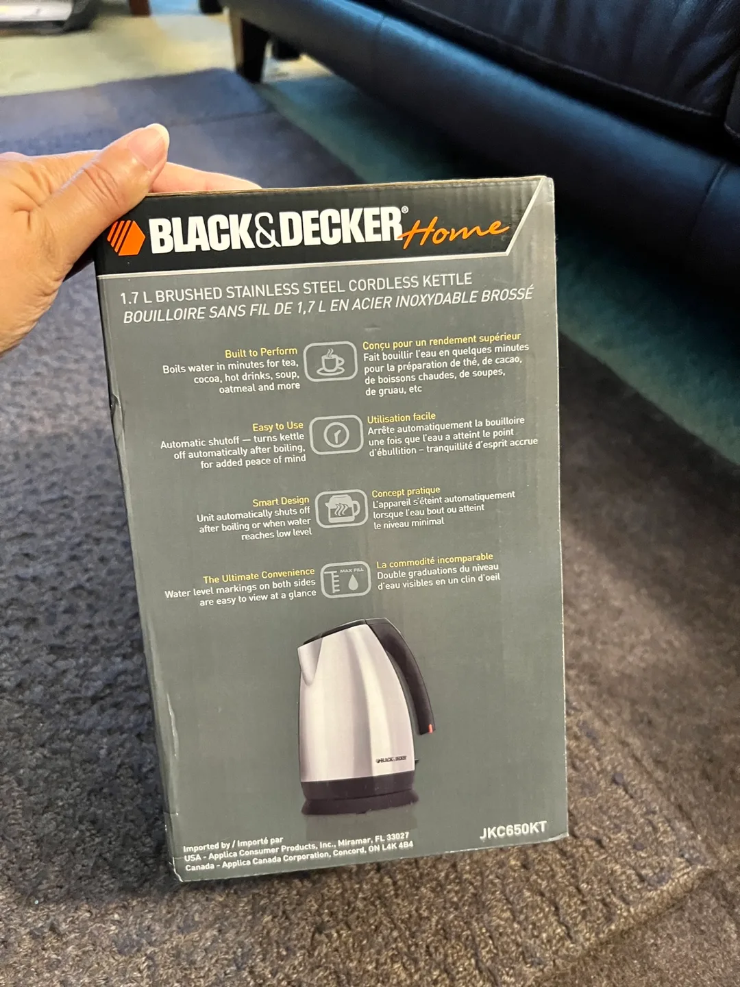 Black & Decker 1.7L Cordless Kettle - NEW image indicator(4)