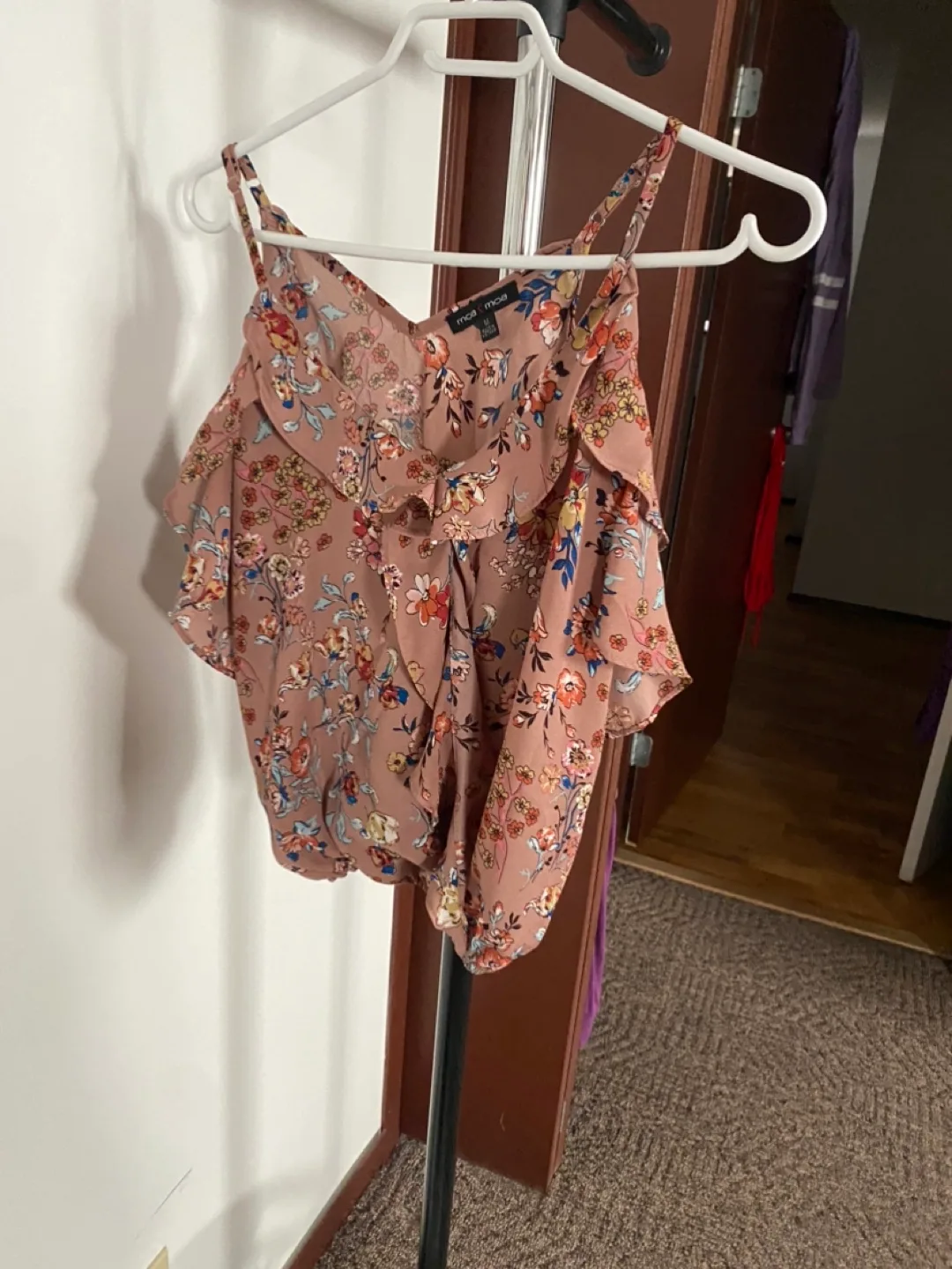 Moe Moe Floral Print Blouse thumbnail