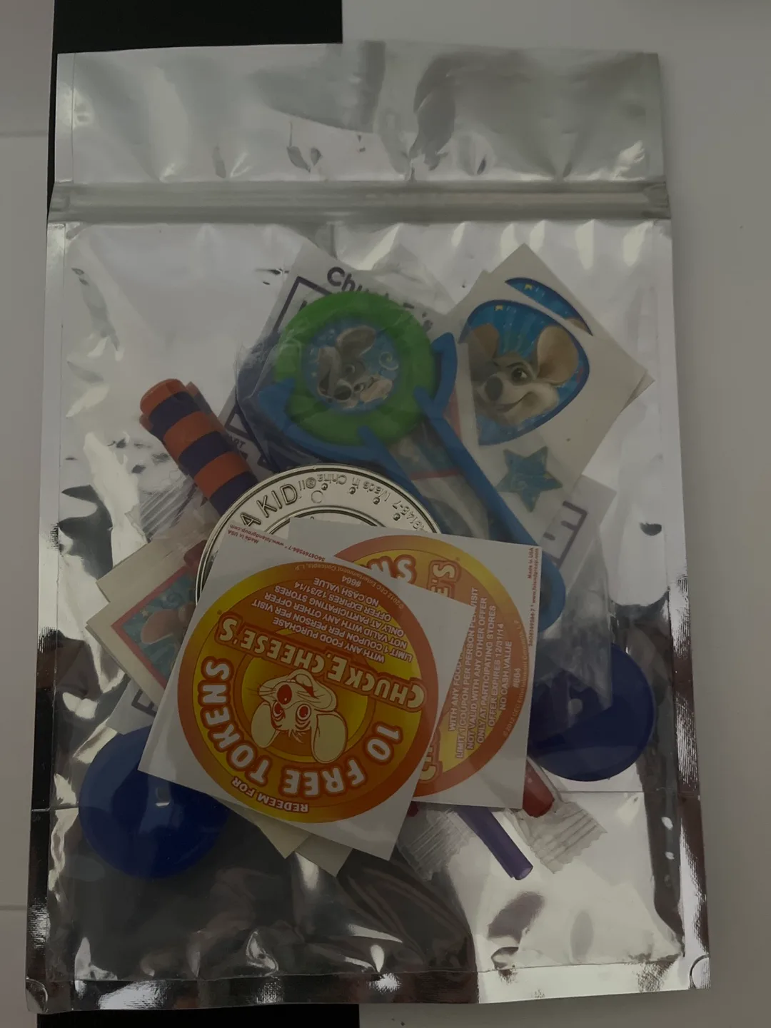 #Freecycle Chuck E. Cheese's Prize Pack thumbnail