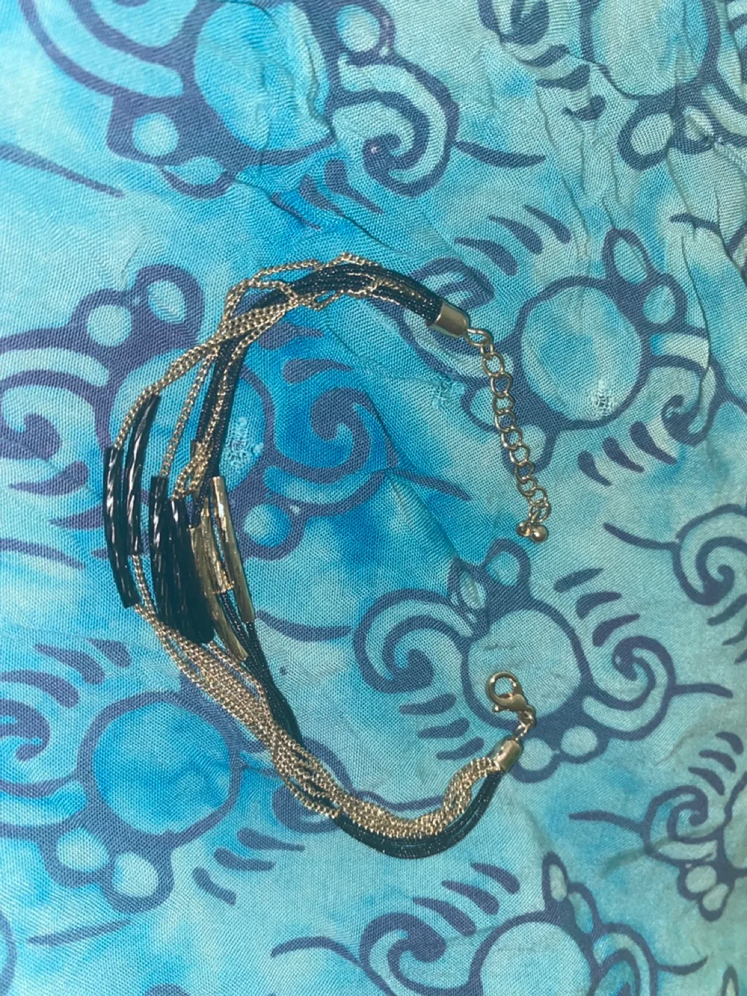 Bracelet with Black and Gold Accents thumbnail