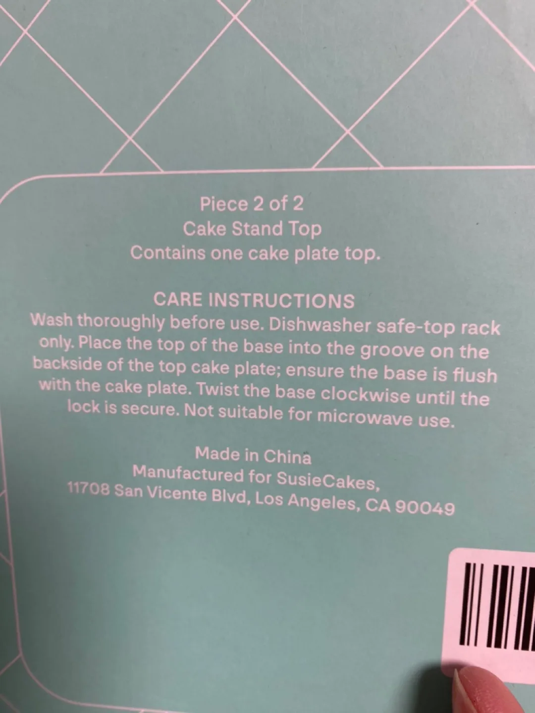 SUSIE CAKE CAKE STAND image indicator(3)