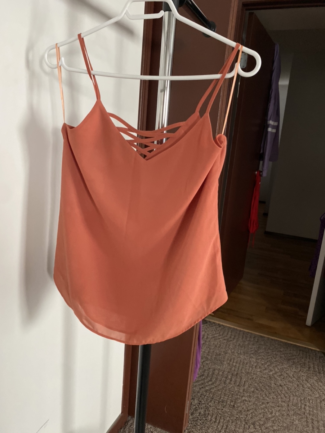Coral Cami Tank Top