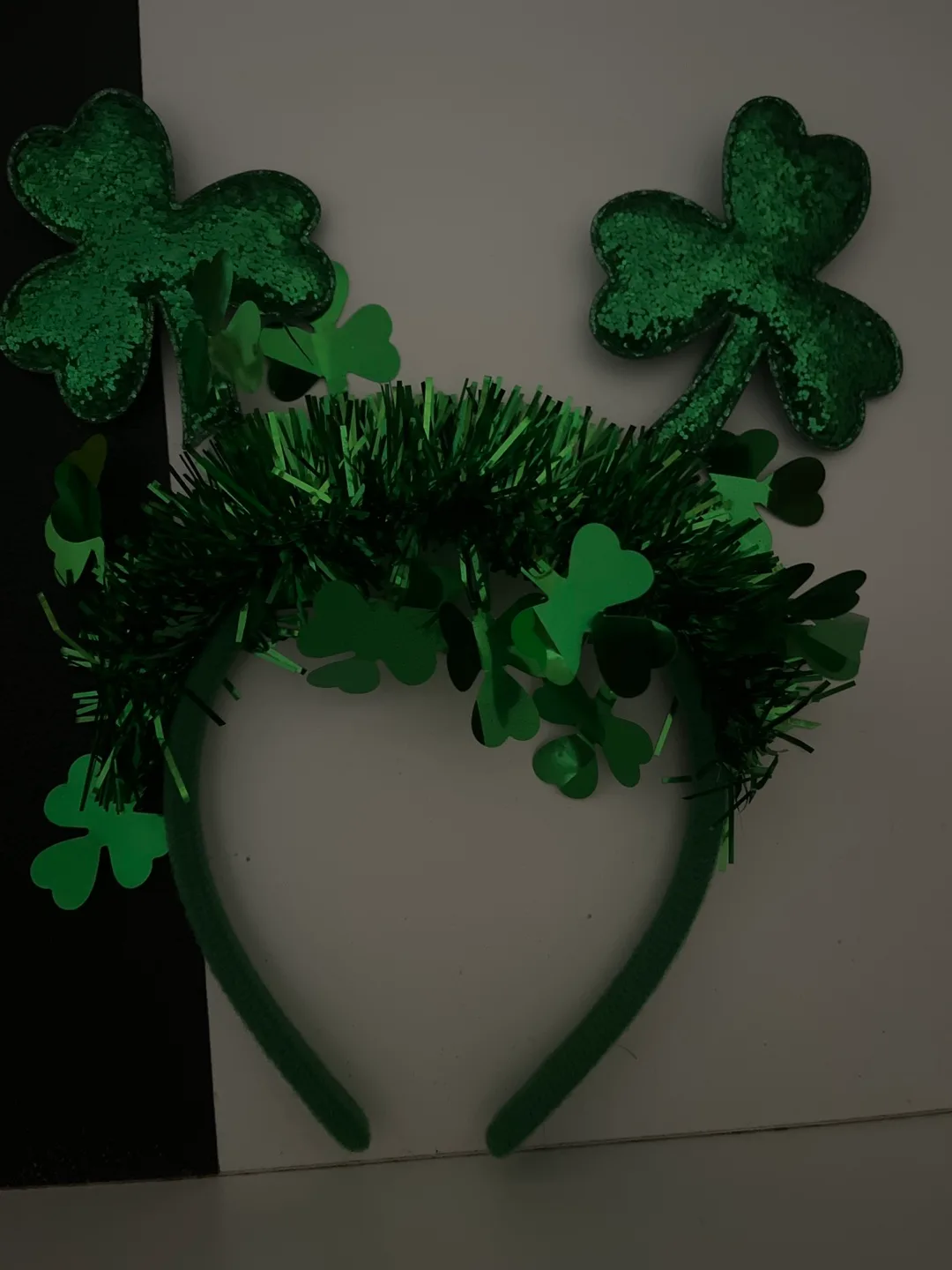 #Freecycle St. Patrick's Day Shamrock Headband - Green thumbnail