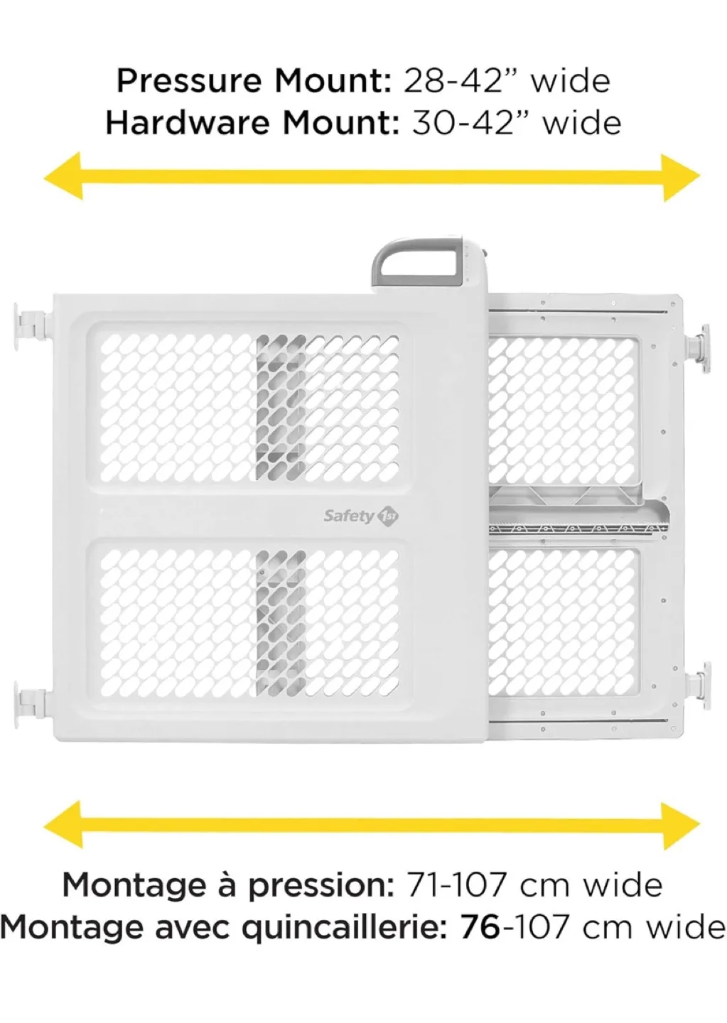 New Safety 1st Lift, Lock & Swing Gate - White image indicator(4)