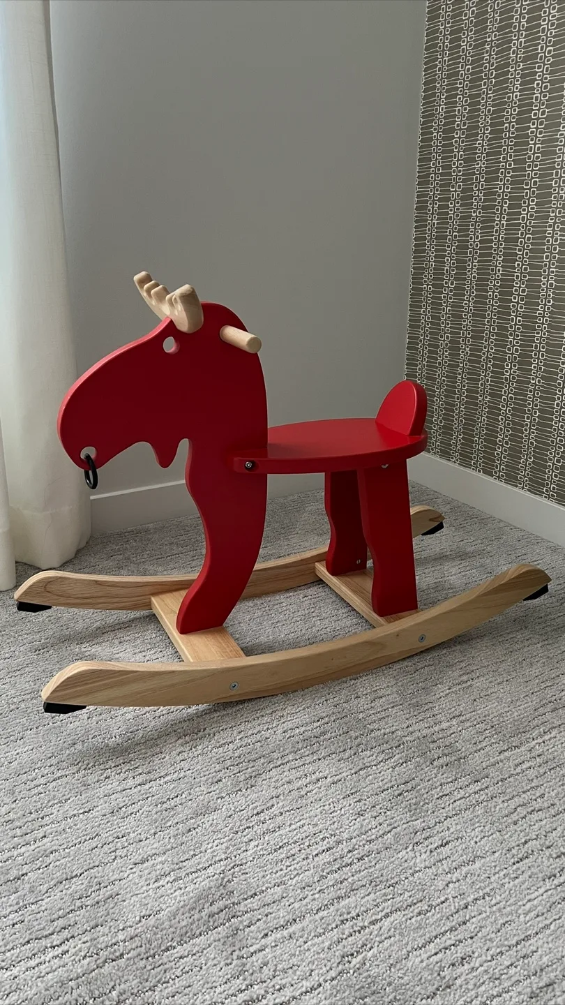 Red Moose Rocking Horse thumbnail