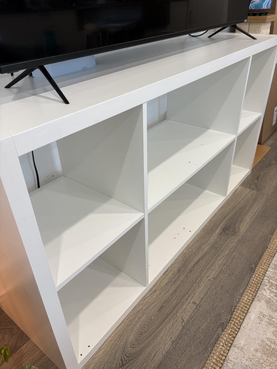 IKEA Kallax White Shelf Unit - photo 3