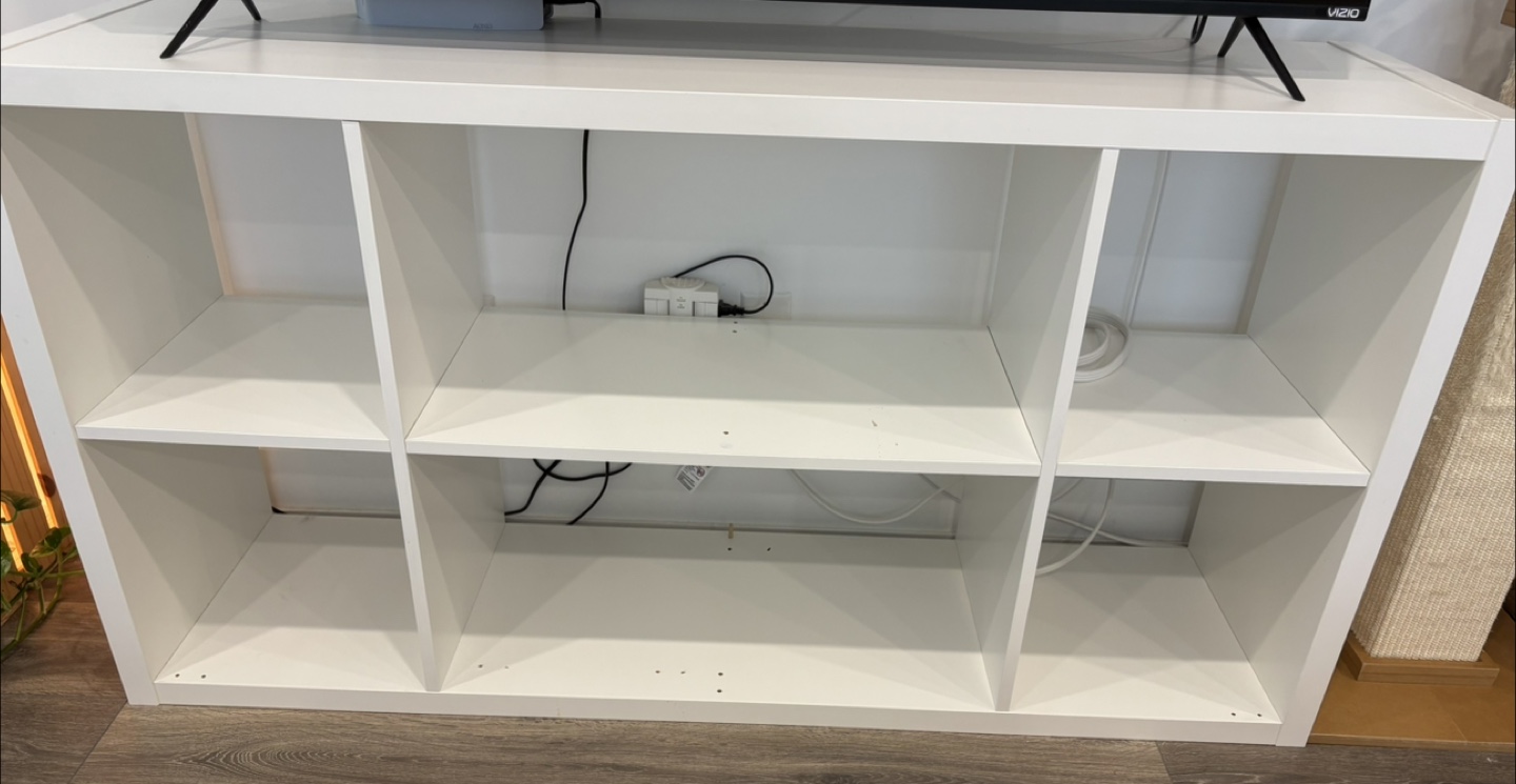 IKEA Kallax White Shelf Unit