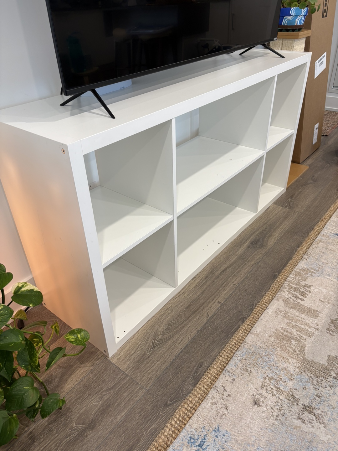 IKEA Kallax White Shelf Unit - photo 2