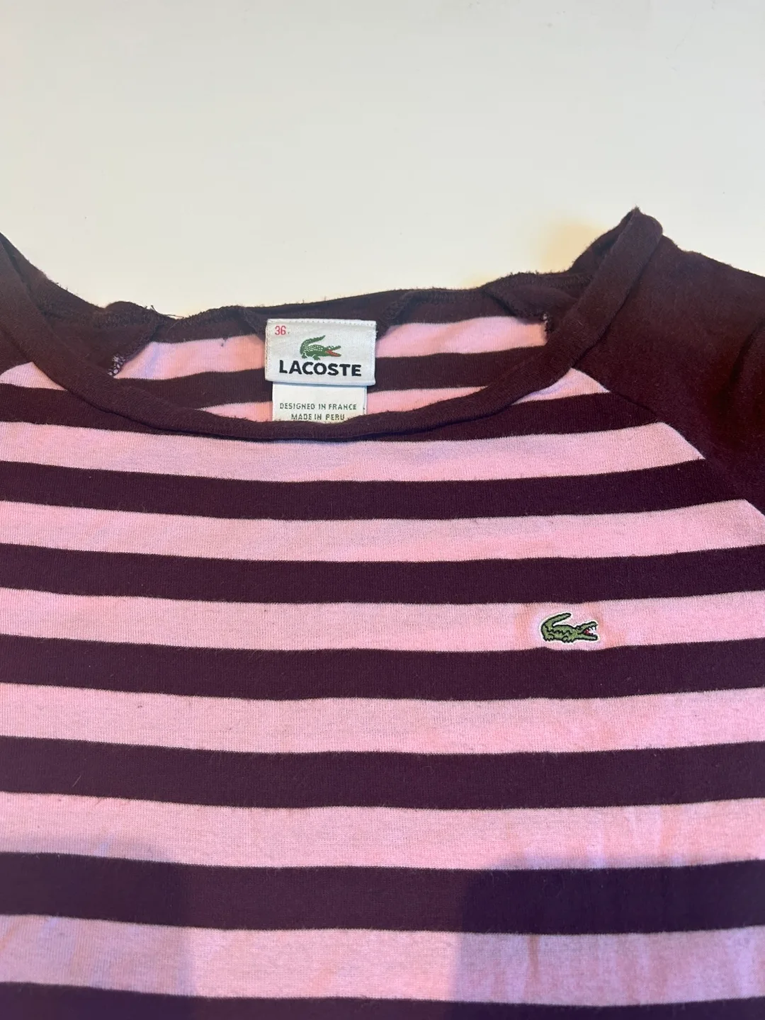 Lacoste Long-Sleeve Top - Size 36 (S) image indicator(2)