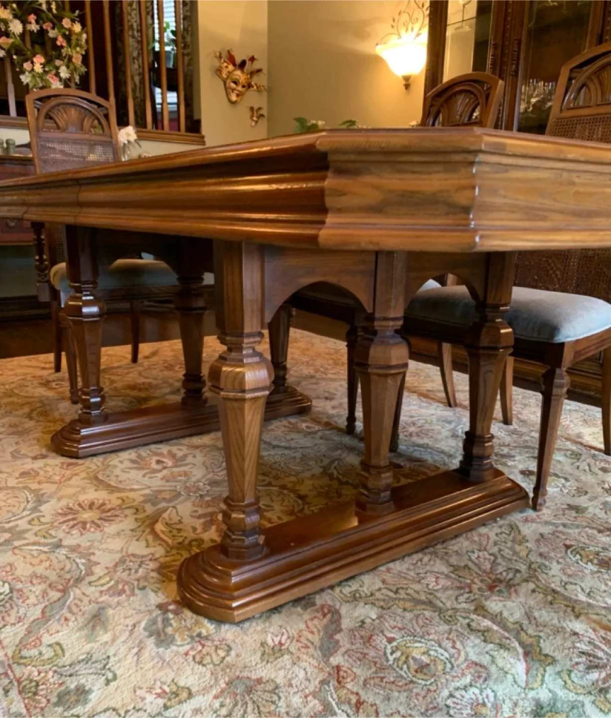 Dining Table with 6 Chairs & China Cabinet image indicator(3)