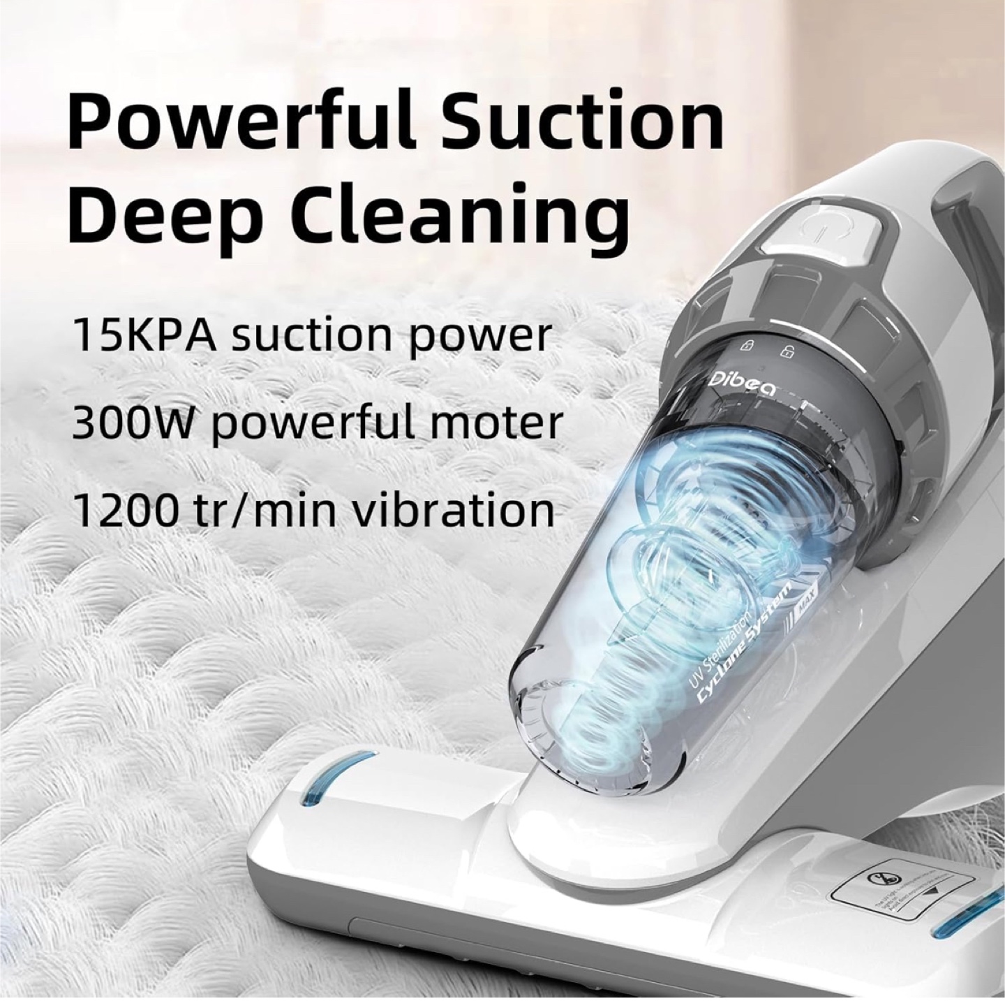 Dibea Handheld Bed Vacuum Cleaner, Vacuum Cleaner - photo 4