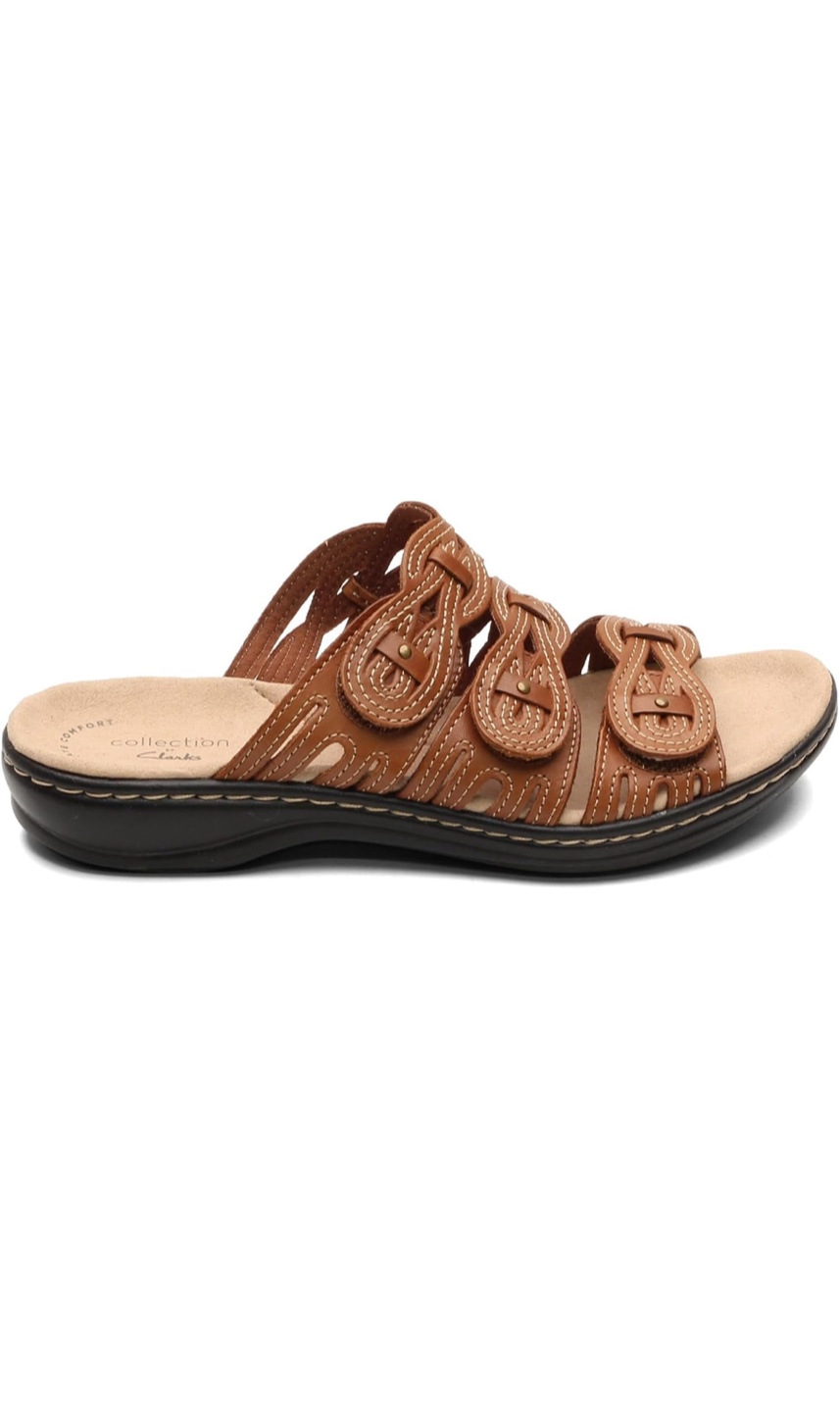 Clarks Collection Brown Leather Sandals - photo 2