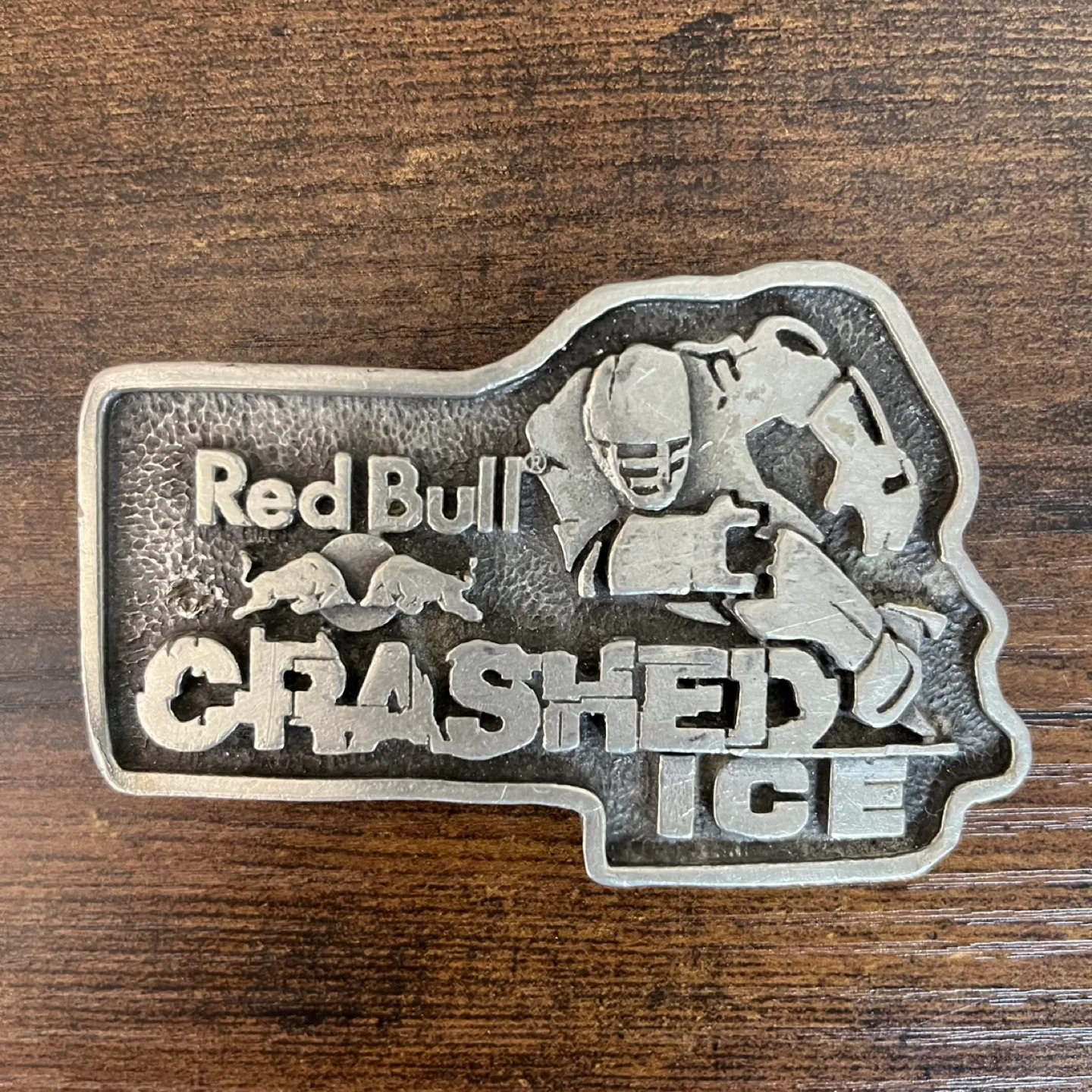 Red Bull Crashed Ice Belt Buckle thumbnail