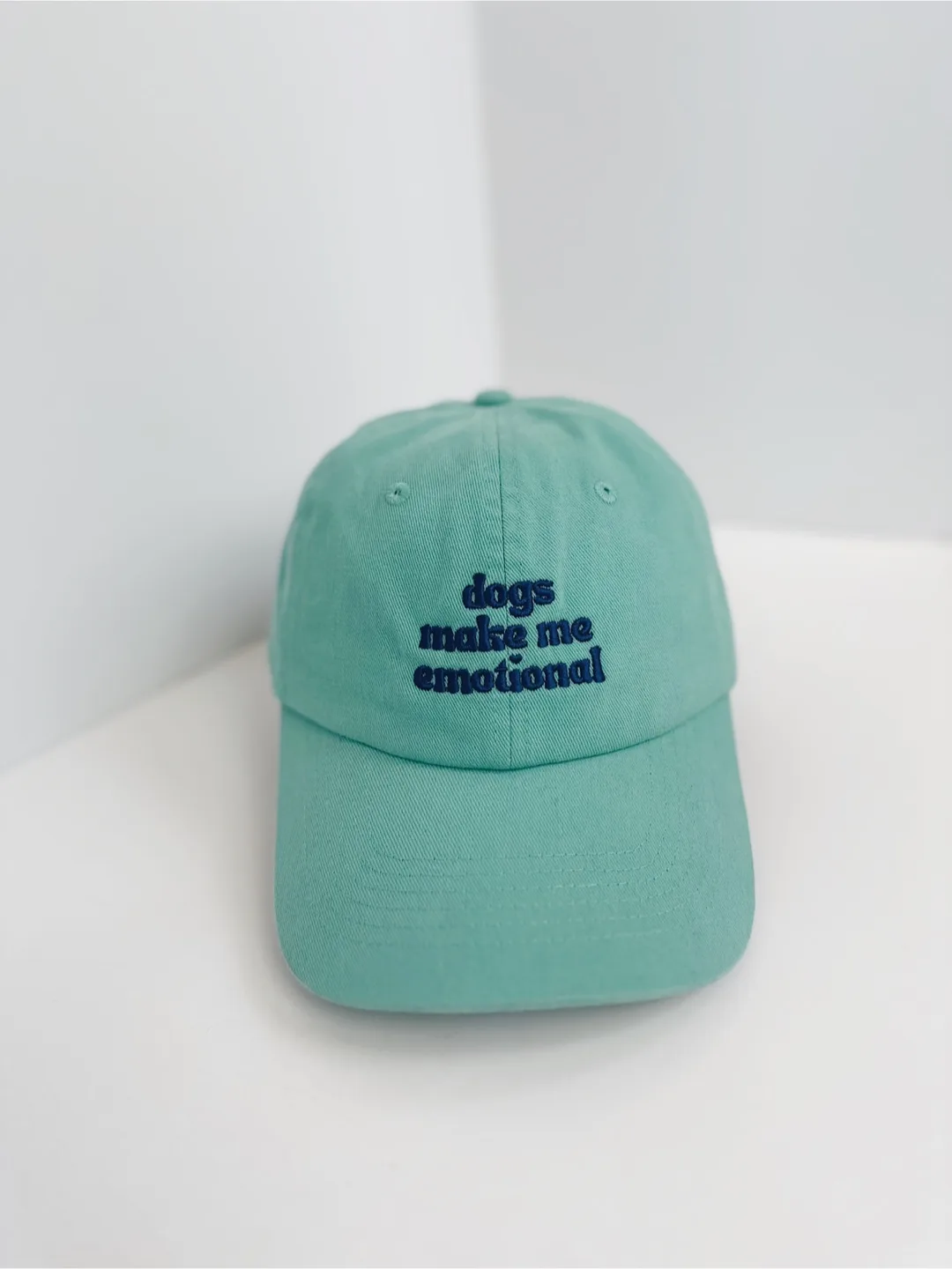 Mint Green dog mom Baseball Cap thumbnail