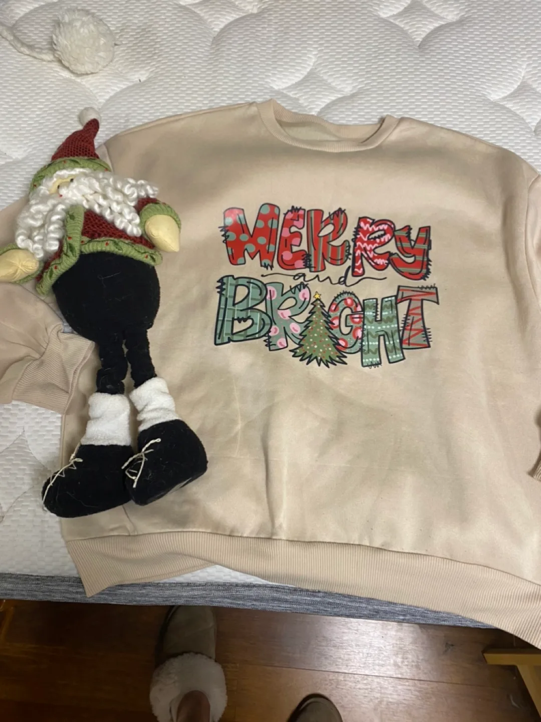 CHRISTMAS SWEATER AND SANTA thumbnail