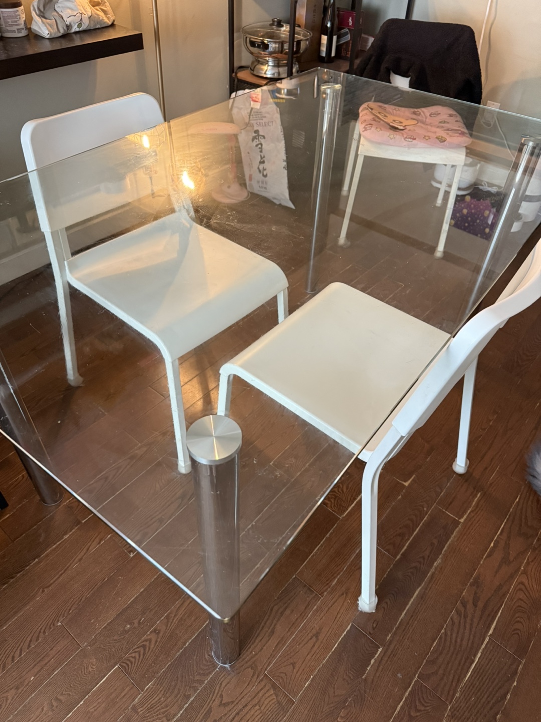 Glass Top Dining Table - photo 2