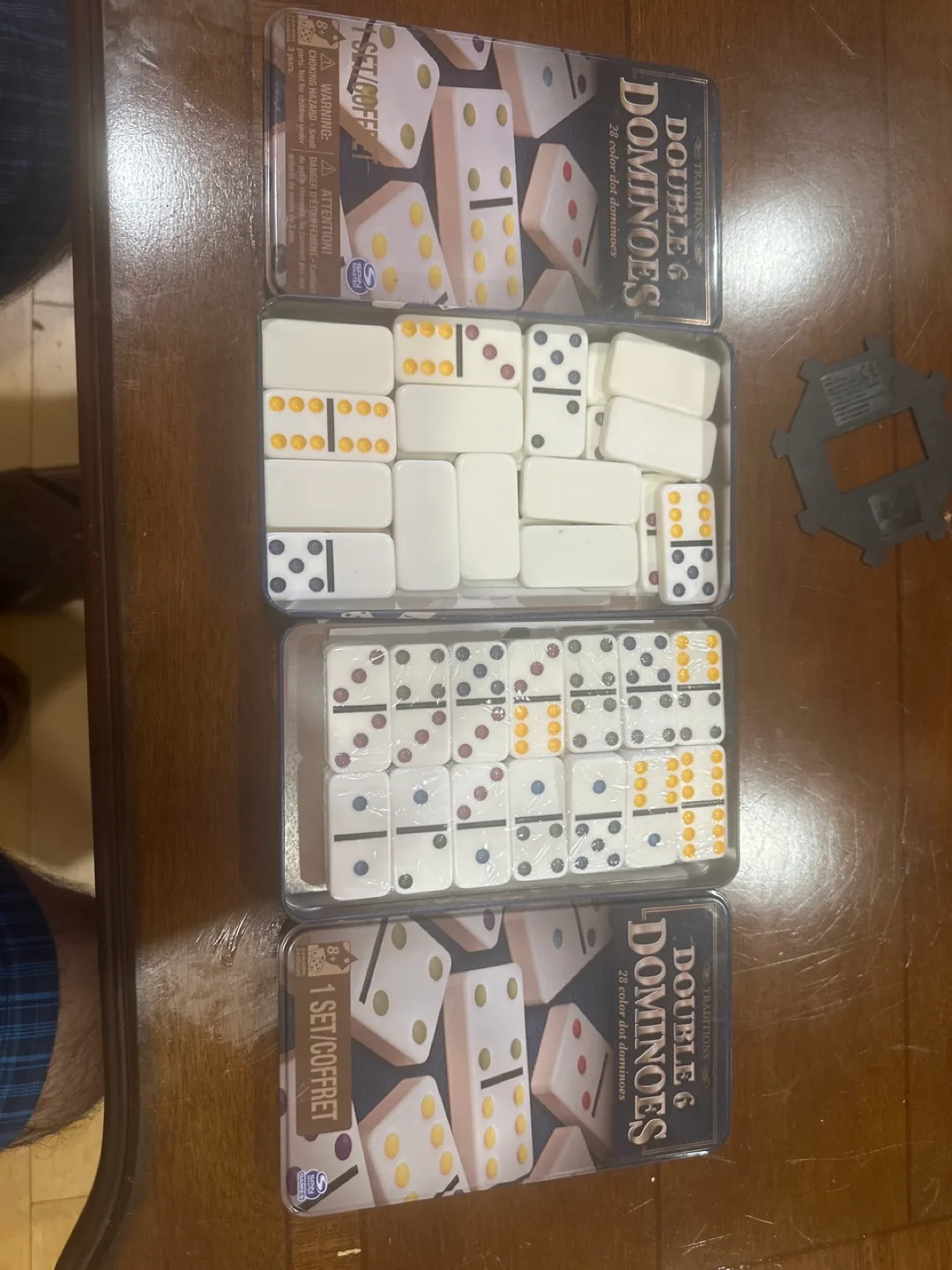 Double 6 Dominoes Set - Tradition 28 Color Dot $10 each thumbnail