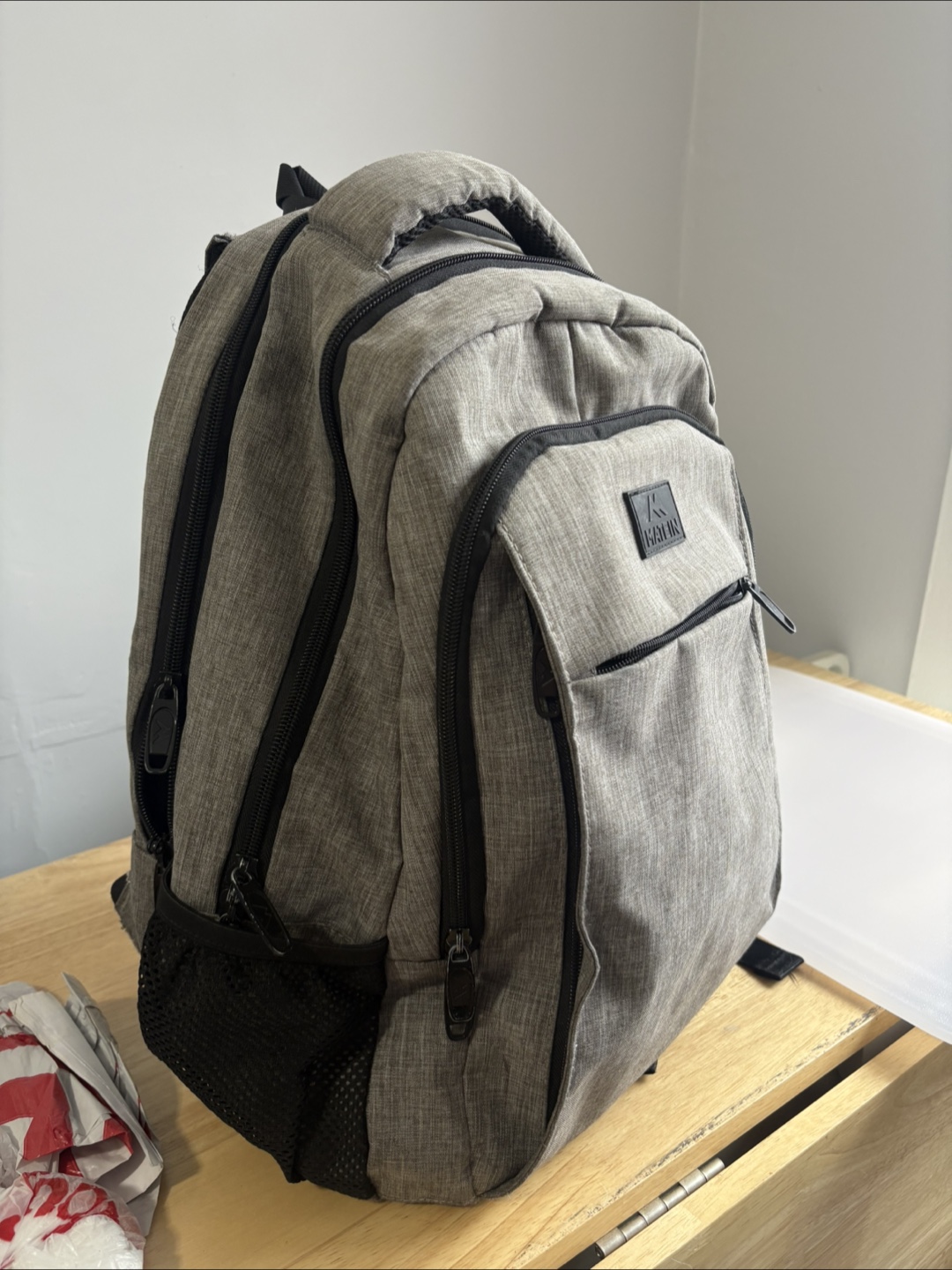 Gray Backpack