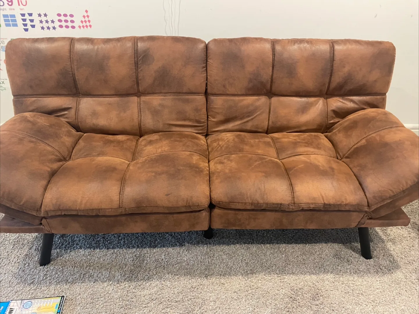 Brown Futon Sofa Bed (wayfair) thumbnail