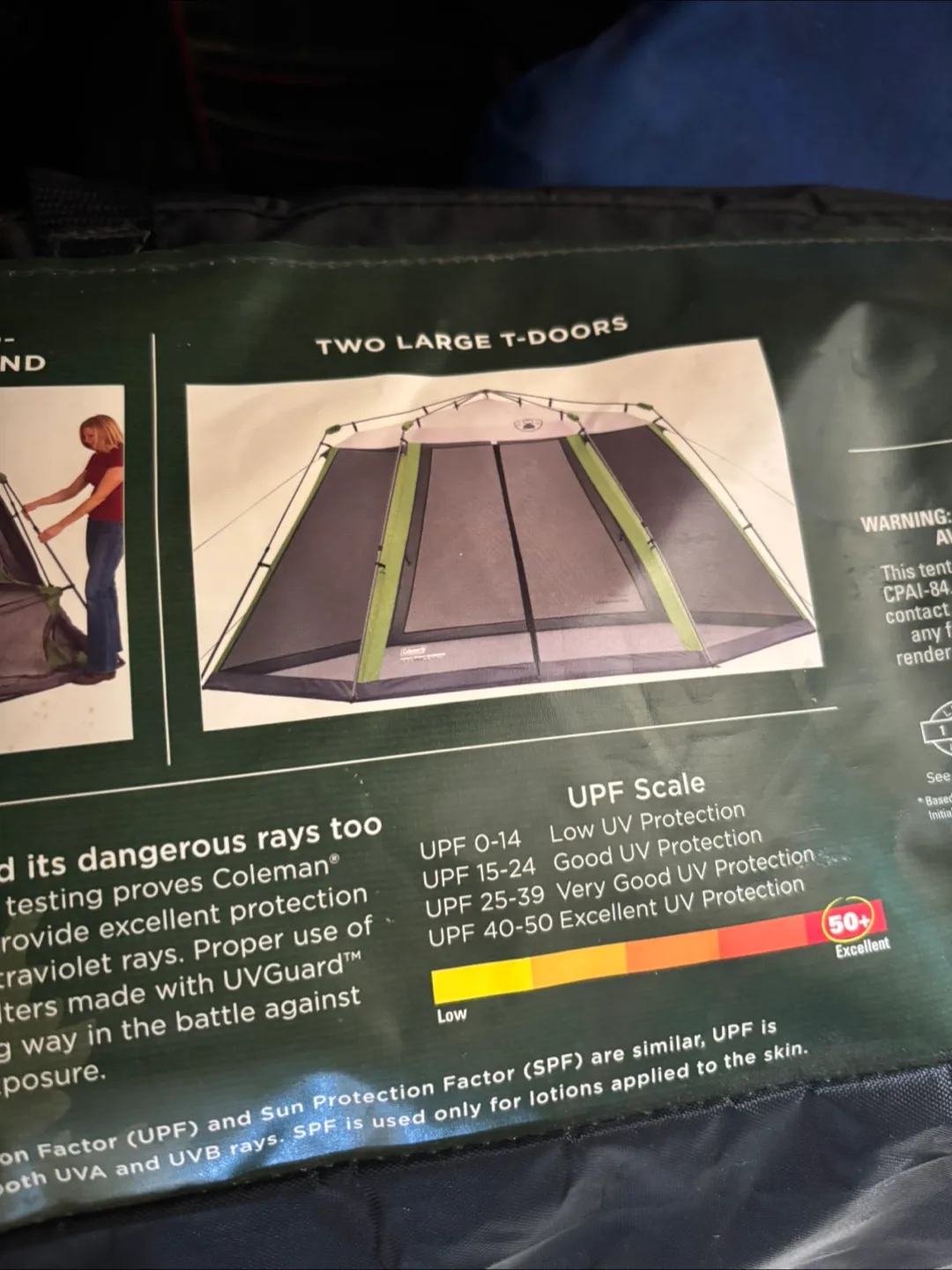 Coleman Instant 2-Door Screen House 15ft x 13ft image indicator(5)