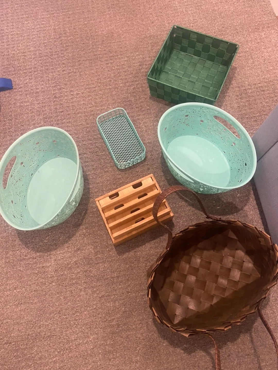 Assorted Decorative Baskets - Great for Organizing! thumbnail