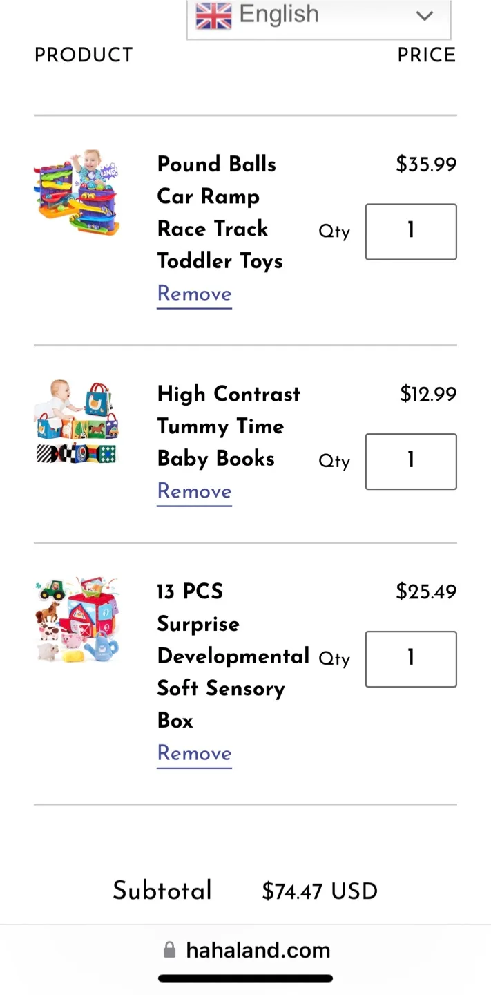 Hahaland Baby Toys Bundle image indicator(5)
