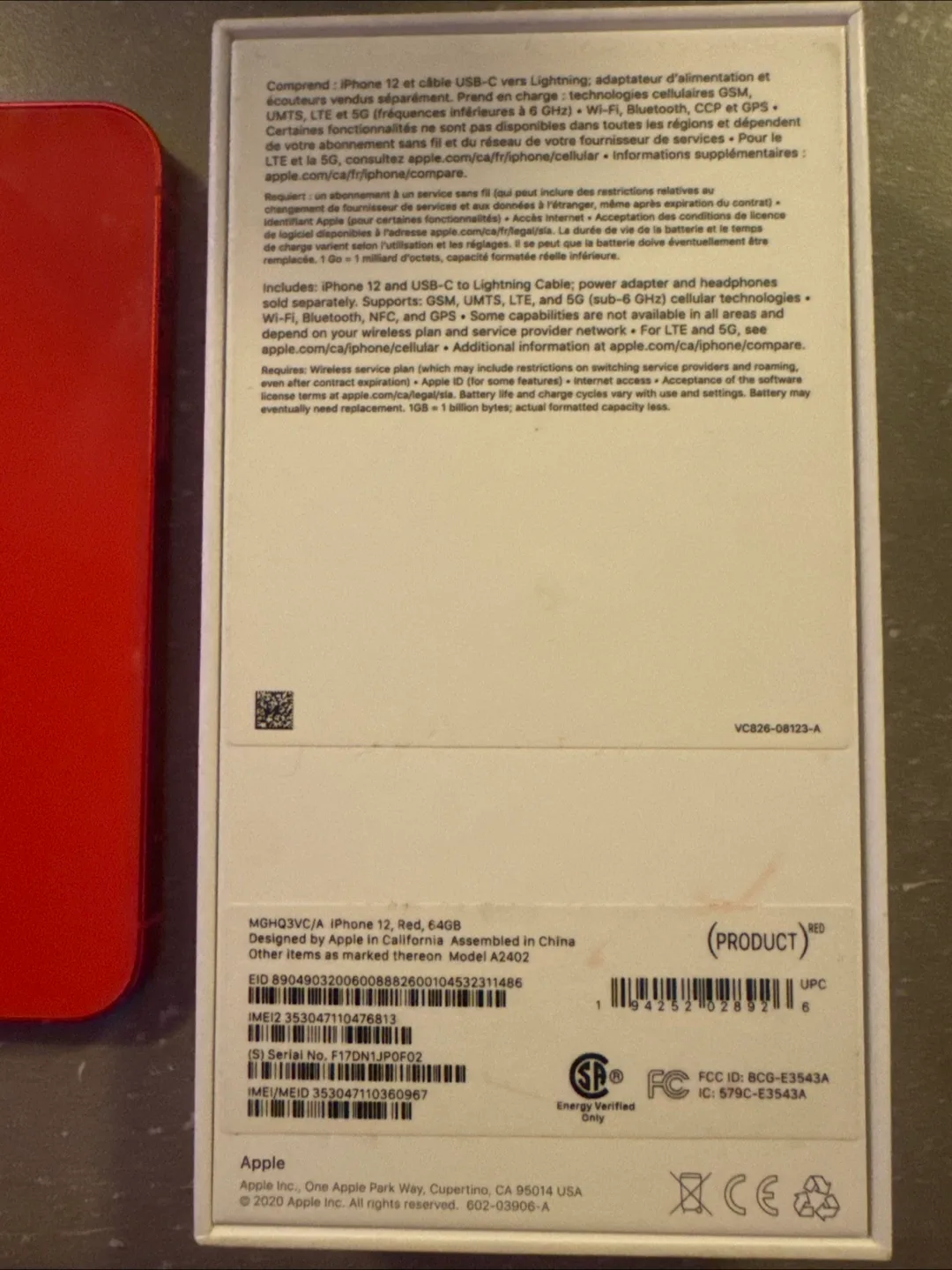 Apple iPhone 12 Red 64GB - Like New! image indicator(3)