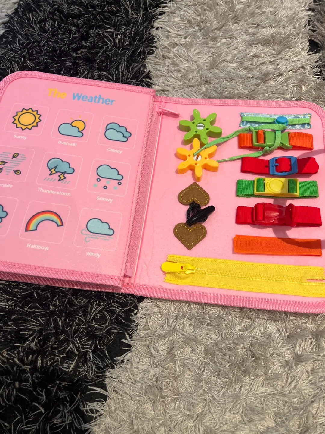 Hahaland Busy Board Book for Toddlers image indicator(5)