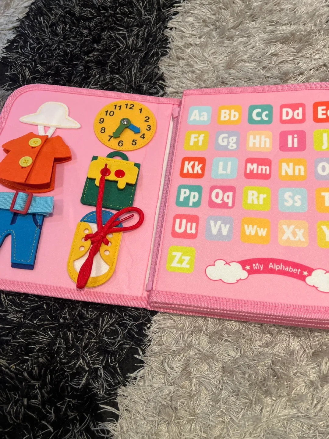 Hahaland Busy Board Book for Toddlers image indicator(2)