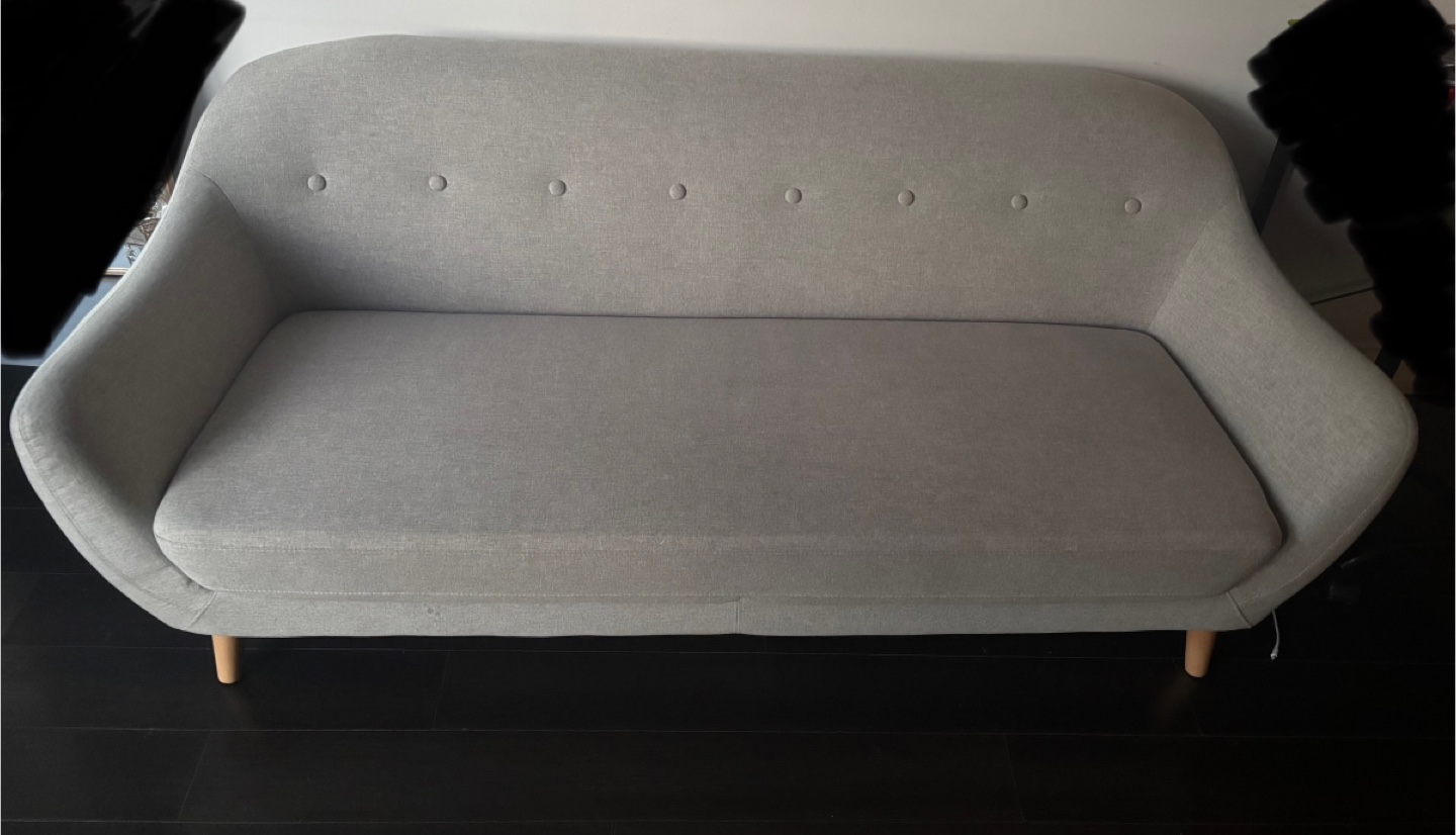 ‼️ Moving sale/Light Grey Loveseat Sofa - photo 3