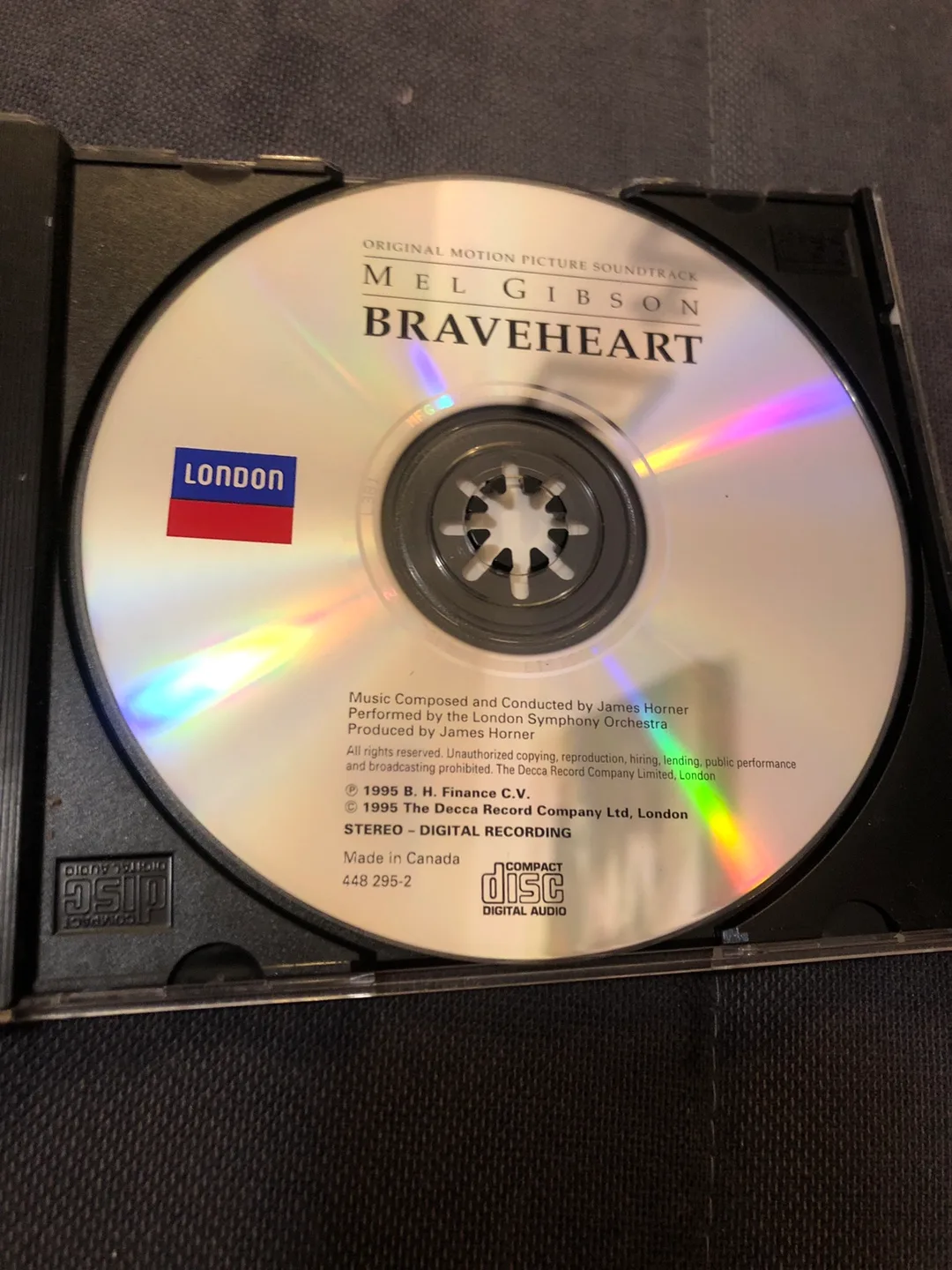 Braveheart Original Motion Picture Soundtrack CD image indicator(3)