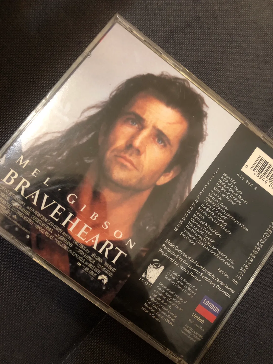 Braveheart Original Motion Picture Soundtrack CD image indicator(6)
